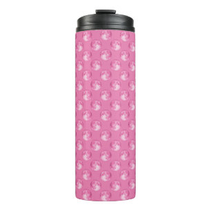 Pink Marbles Pattern Thermal Tumbler