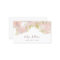 pink marbling design business card