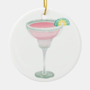 Pink Margarita Ceramic Tree Decoration