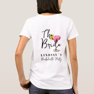 Pink Margarita - The Bride Bachelorette Party T-Shirt