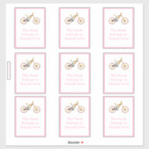 Pink Mariah Mountain Bike Bookplate