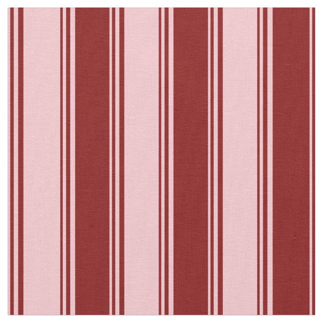 Pink & Maroon Coloured Pattern Fabric (Close Up)