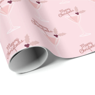 Pink Martini Christmas Wrapping Paper