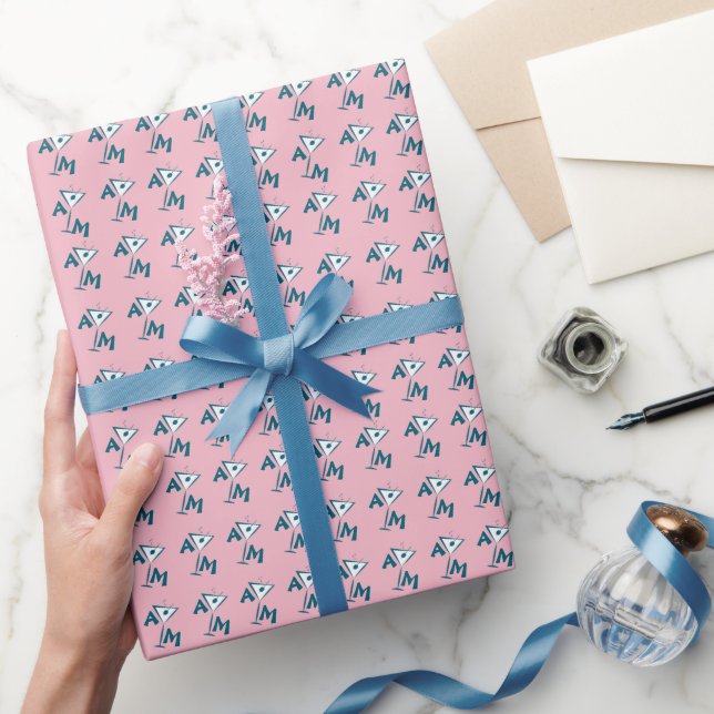 Pink Martini - Customisable monogram gift wrap (Gifting)
