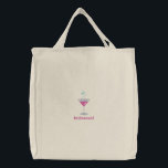 Pink Martini Personalised Embroidered Bag<br><div class="desc">Pink Martini Personalised Embroidered Bag</div>