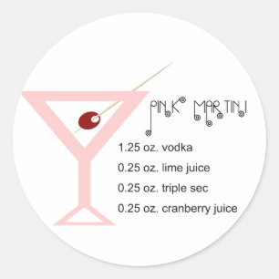 Pink Martini Stickers