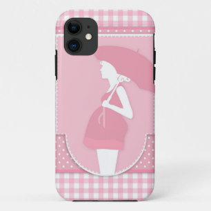 pink maternity iPhone 11 case