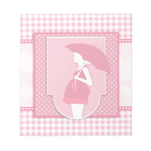 pink maternity notepad