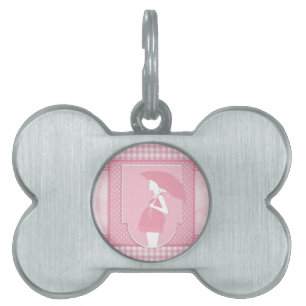 pink maternity pet name tag