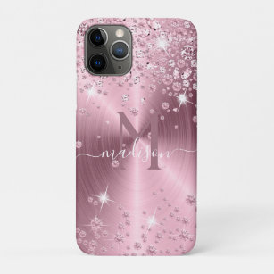 Pink Mauve Diamonds - Personalised Case-Mate iPhone Case
