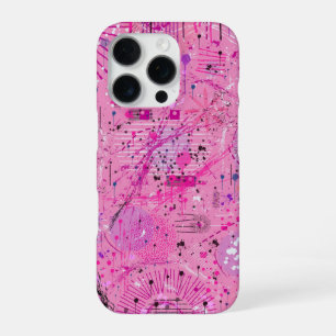 Pink Maximalist Abstract: Raspberry Sundae iPhone 16 Pro Case