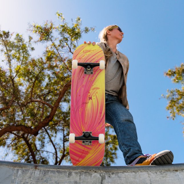 Pink Meadow Skateboard (Outdoor 1)