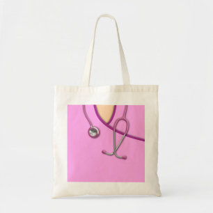 Pink Medical Scrubs Tote Bag