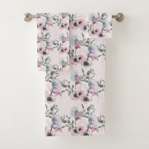Pink Melody Bath Towel Set