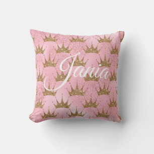 Pink Mermaid Glitter Cushion