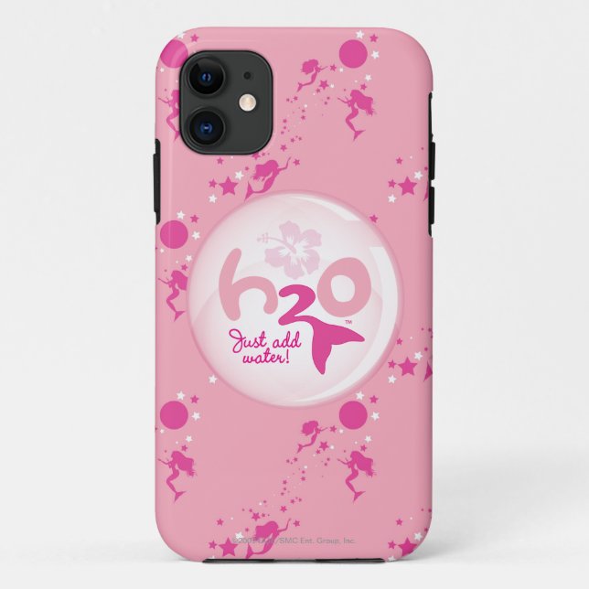 Pink Mermaid Pattern Case-Mate iPhone Case (Back)