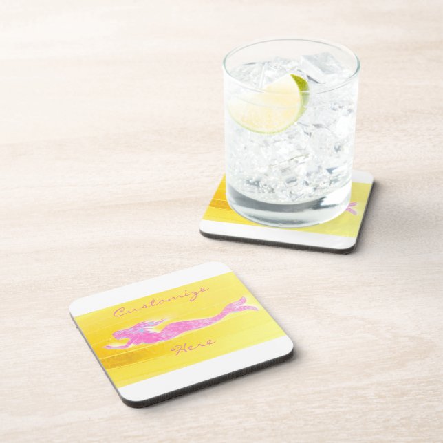 pink mermaid swimming coaster (Right Side)