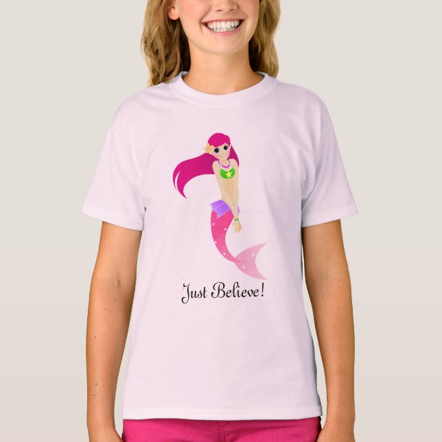 Pink Mermaid T-Shirt (Front)