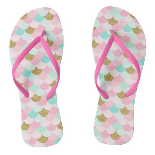 Pink Mermaid Thongs