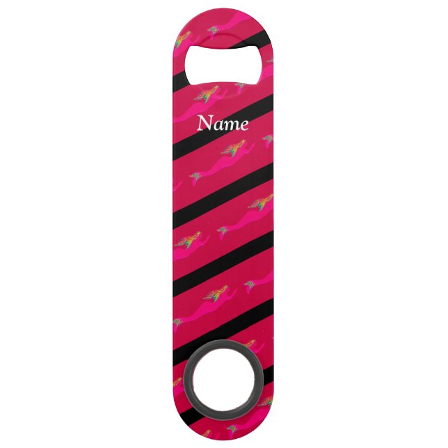pink mermaids black stripes (Front)