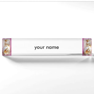 pink mermaids nameplate