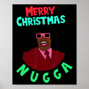 Pink Merry Christmas Nugga After Next Christmas Poster