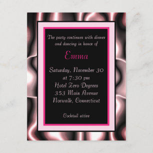 Pink Metal Enclosure Card