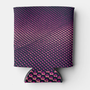 Pink metallic futuristic abstract background. can cooler