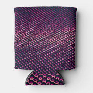 Pink metallic futuristic abstract background. can cooler