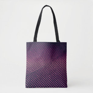 Pink metallic futuristic abstract background. tote bag