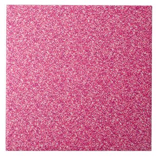Pink metallic glitter tile