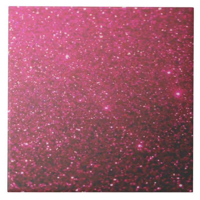 pink metallic  glitter tile (Front)