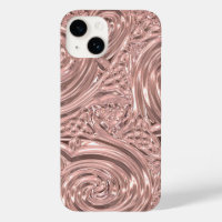 Pink metallic look elegant victorian art nouveau