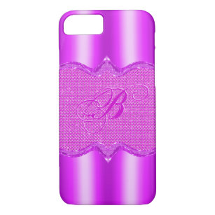 Pink Metallic Look With Diamonds Pattern Case-Mate iPhone Case