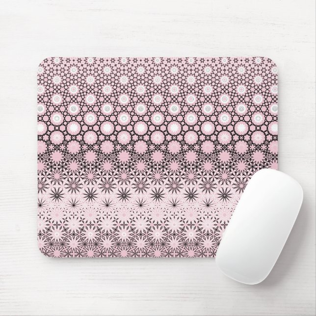 Pink Metamorphosis Design Mouse Pad (With Mouse)