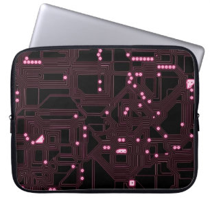 pink micro chip circuit backgroundbackground,3d,ab laptop sleeve