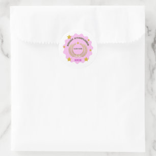 Pink Military Sticker — Mission Accomplished Girl