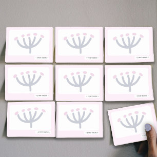 Pink Mimosa Florals Customise Stationery Post-it Notes