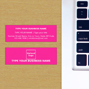 Pink Mini Business Card