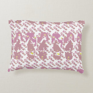 Pink Mini Flop Flop Pattern Decorative Cushion