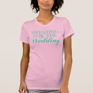 Pink & Mint Sweating For The Wedding. Singlet