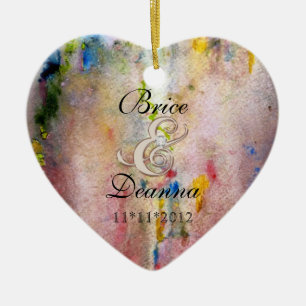 Pink Mist Champagne Wedding Favour Ornament