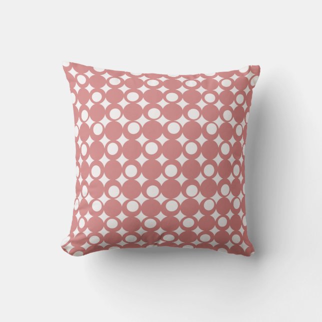 Pink Mod Ball Design @ Emporio Moffa Cushion (Front)