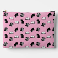 Pink Modern Bookish Bibliophile Book Pattern