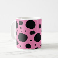 pink modern dalmatian spots animal pattern