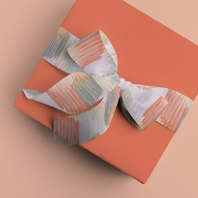 Pink Modern Fringe Satin Ribbon (Pink Modern Fringe ribbon)