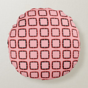 Pink modern texture round cushion