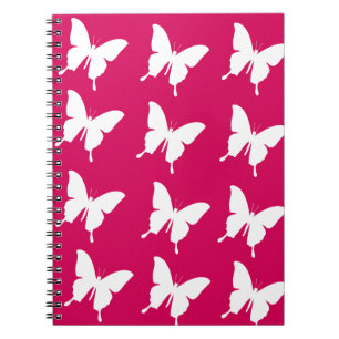 Pink monarch butterflies  notebook