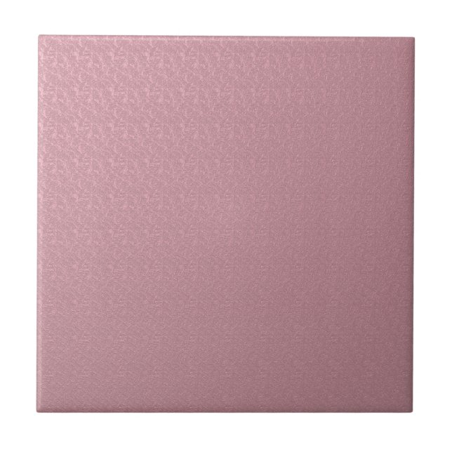 pink,monochrome delicate pattern ceramic tile (Front)