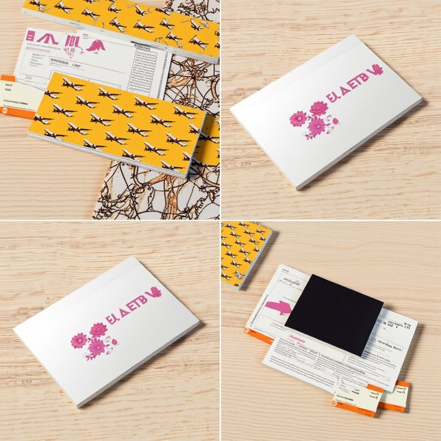 Pink Monogram Business Cards | Girly & Elegant (Chic pink monogram cards for elegant branding #PinkMonogram)